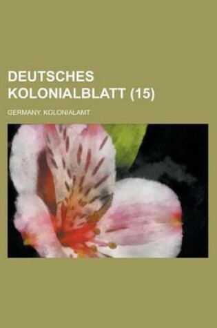 Cover of Deutsches Kolonialblatt (15)