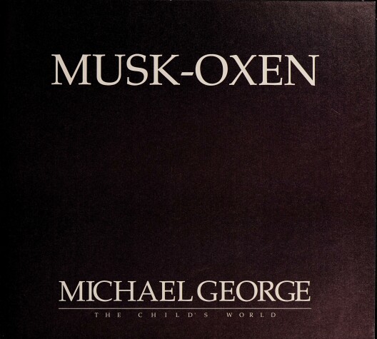 Book cover for Musk-Oxen