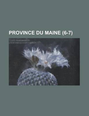 Book cover for Province Du Maine (6-7 )