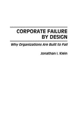 Book cover for Corporate Failure by Design