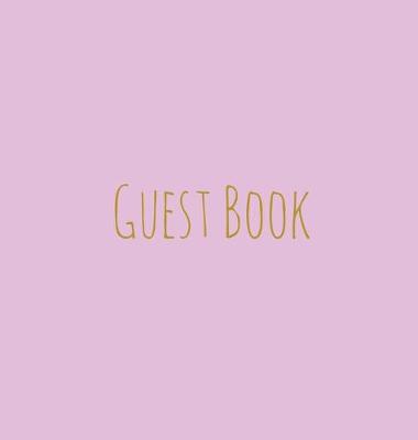 Book cover for Wedding Guest Book, Bride and Groom, Special Occasion, Comments, Gifts, Well Wish's, Wedding Signing Book, Pink and Gold (Hardback)