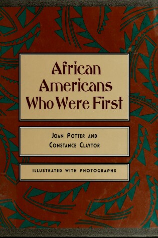 Cover of African Americans Who Were First