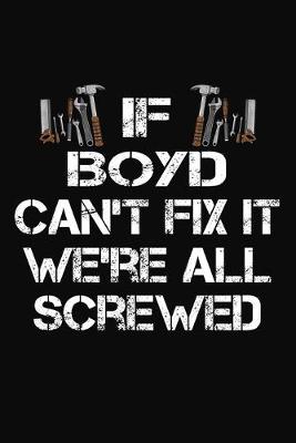 Book cover for If Boyd Can't Fix It We're All Screwed