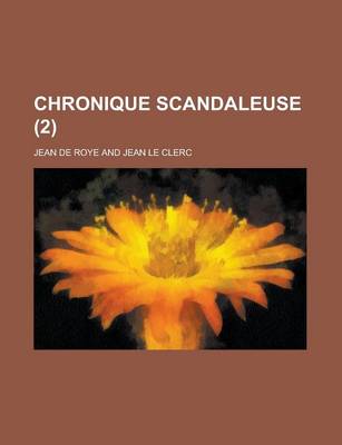 Book cover for Chronique Scandaleuse (2)