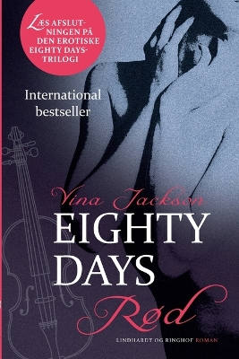 Book cover for Eighty Days Rød