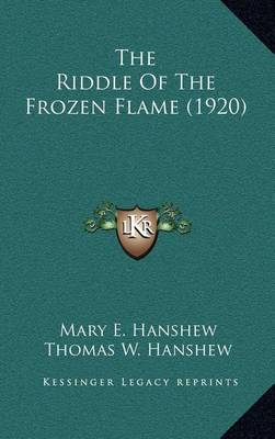 Book cover for The Riddle of the Frozen Flame (1920)