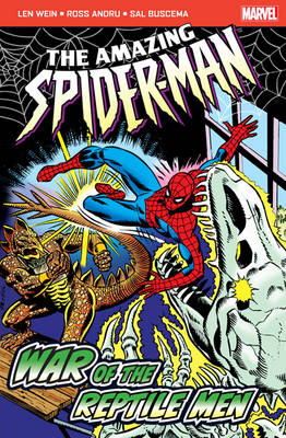 Book cover for The Amazing Spider-Man: War of the Reptile Men
