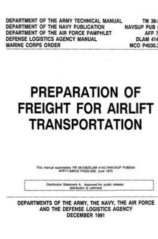 Cover of Preparation of Freight For Airlift Transportation