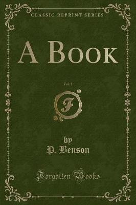 Book cover for A Book, Vol. 1 (Classic Reprint)