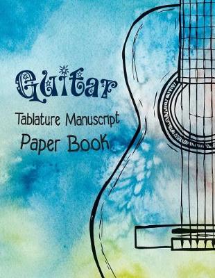 Cover of Guitar Tablature Manuscript Paper Book