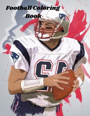 Book cover for Football Coloring Book