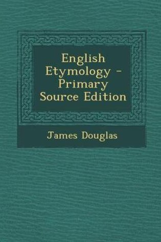 Cover of English Etymology