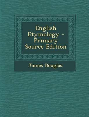 Book cover for English Etymology