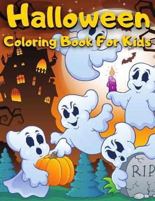 Book cover for Halloween Coloring Book For Kids