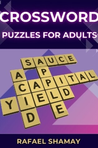 Cover of Crossword Puzzle Book for Adults