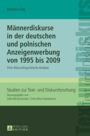 Cover of Maennerdiskurse in Der Deutschen Und Polnischen Anzeigenwerbung Von 1995 Bis 2009