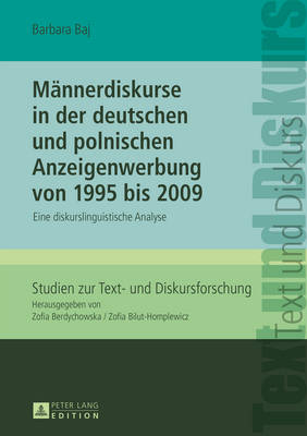 Cover of Maennerdiskurse in Der Deutschen Und Polnischen Anzeigenwerbung Von 1995 Bis 2009