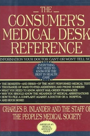 Cover of Consumer's Medical Desk Reference