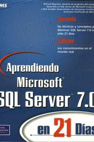 Cover of Aprendiendo Microsoft SQL Server 7.0 - En 21 Dias