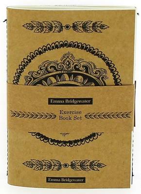 Book cover for Emma Bridgewater Black Scroll Notebook Set