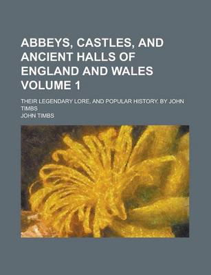 Book cover for Abbeys, Castles, and Ancient Halls of England and Wales; Their Legendary Lore, and Popular History. by John Timbs Volume 1