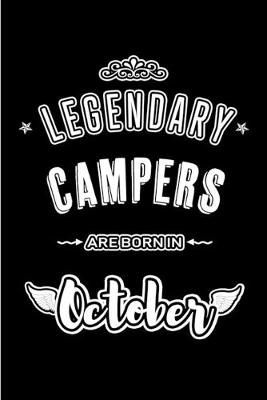 Book cover for Legendary Campers are born in October