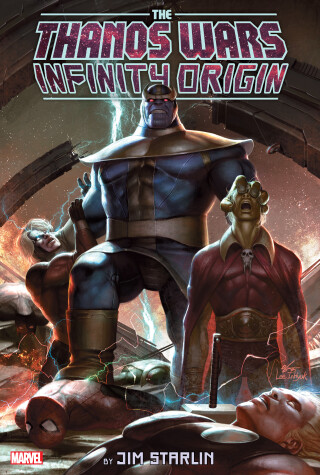 Book cover for The Thanos Wars: Infinity Origin Omnibus