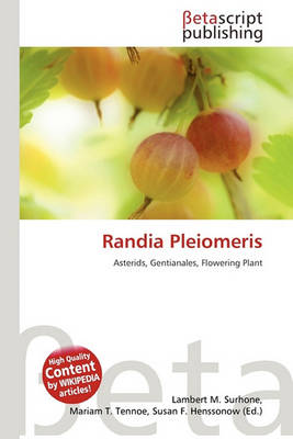 Cover of Randia Pleiomeris