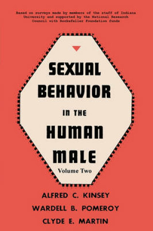 Cover of Sexual Behavior in the Human Male, Volume 2