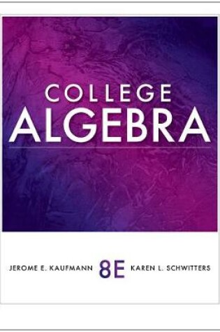 Cover of College Algebra