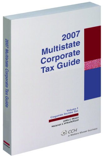 Book cover for Multistate Corporate Tax Guide Combo (2007)