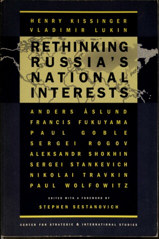 Book cover for Rethinking Russia's National Interests