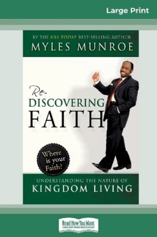 Cover of Rediscovering Faith Trade Paper (16pt Large Print Edition)