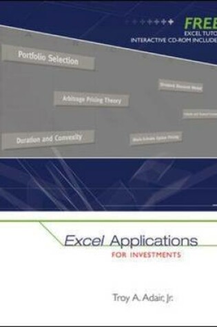 Cover of Excel Applications for Investments