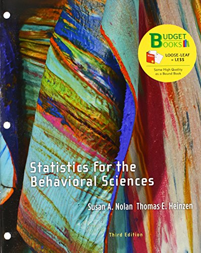 Book cover for Loose-Leaf Version for Statistics for the Behavioral Sciences
