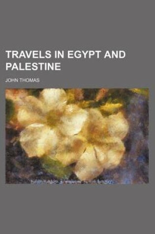 Cover of Travels in Egypt and Palestine