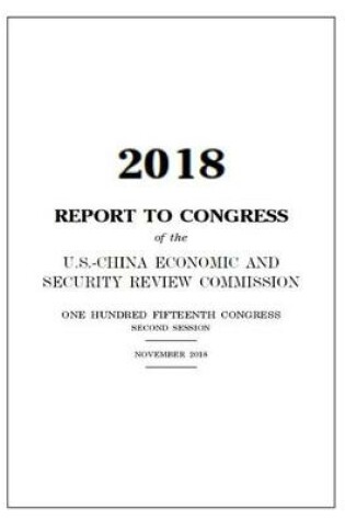 Cover of 2018 Report to Congress