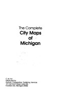 Book cover for Complete City Maps of Michigan