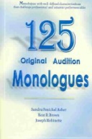 Cover of 125 Original Audition Monologues