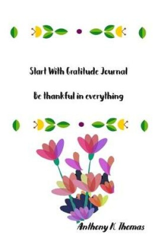 Cover of Start With Gratitude Journal