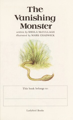 Cover of The Vanishing Monster