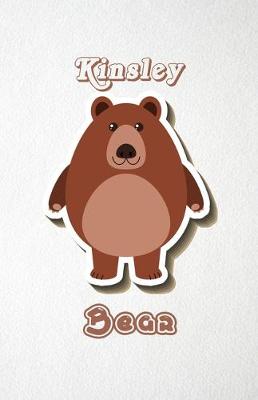 Book cover for Kinsley Bear A5 Lined Notebook 110 Pages