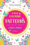 Book cover for Easy coloring patterns