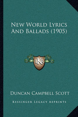 Book cover for New World Lyrics and Ballads (1905)