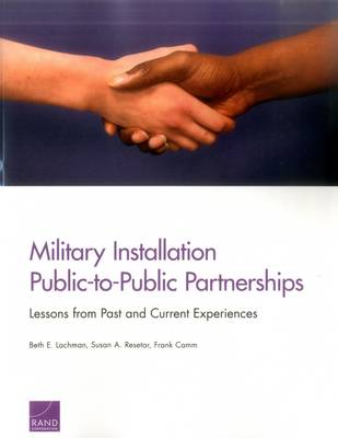 Book cover for Military Installation Public-to-Public Partnerships