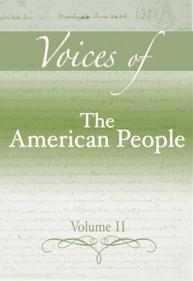 Book cover for Voices of The American People, Volume 2