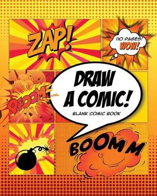 Book cover for Draw a Comic - Blank Comic Book