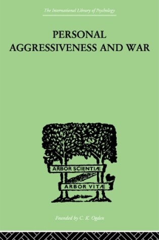 Cover of Personal Aggressiveness and War