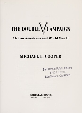 Book cover for The Double V Campaign