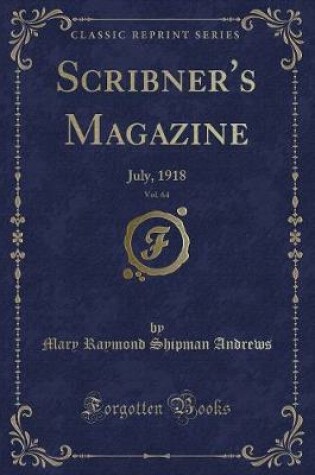 Cover of Scribner's Magazine, Vol. 64